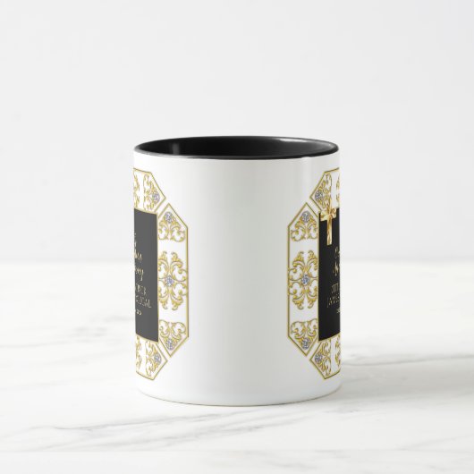 50e PRIEST Ordination Jubileum Personalized Mok (Midden)