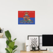 50e raketafweersysteem RA-standaard Poster (Thuiskantoor)
