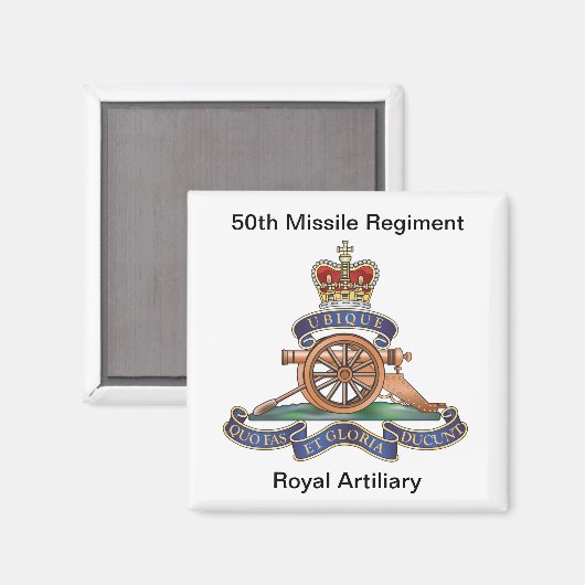 50e raketregiment RA Magneet (Voorkant / Achterkant)