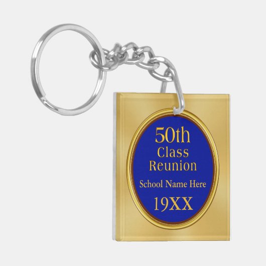 50e Reünie op de middelbare school, Jouw tekst, kl Sleutelhanger (Voorkant Links)
