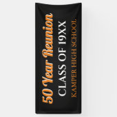 50e Reunion Fun! CUSTOM Reunion banner (Verticaal)
