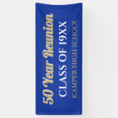 50e Reunion Fun! CUSTOM Reunion banner (Verticaal)
