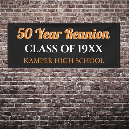 50e Reunion Fun! CUSTOM Reunion banner