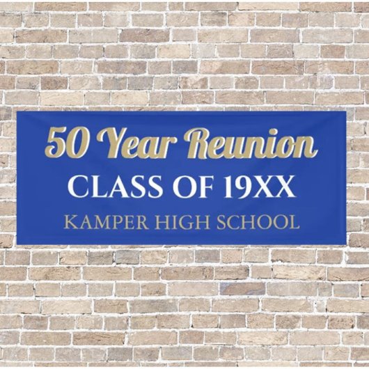 50e Reunion Fun! CUSTOM Reunion banner