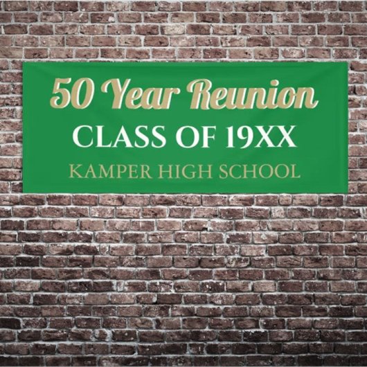 50e Reunion Fun! CUSTOM Reunion banner