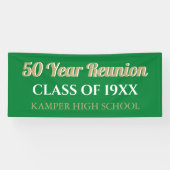50e Reunion Fun! CUSTOM Reunion banner (Horizontaal)
