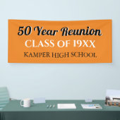 50e Reunion Fun! CUSTOM Reunion banner (Beurs)