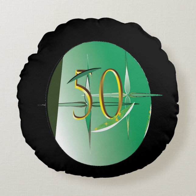50e ronde kussen (Voorkant)