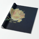 50e Roos van het Jubileum van de Golden Wedding Cadeaupapier<br><div class="desc">Yellow Rose 50 jaar huwelijkscelebratie Jubileum.</div>
