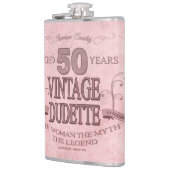 50e Roze Humor Stijl Dudette Kolf Heupfles (Links)