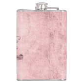 50e Roze Humor Stijl Dudette Kolf Heupfles (Achterkant)