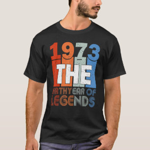 50e Shirt Geboren in 1973 Verjaardag Vrouwen Me