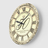 50e Silver Wedding Jubileum Grote klok (Hoek)