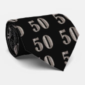 50e snakeskin stropdas (Opgerold)