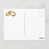 50e trouwdag bloem - uitnodiging voor bloemen (Achterkant)