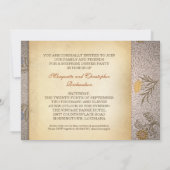 50e trouwdag foto  nodigt uit kaart (Achterkant)