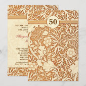 50e trouwdag i kaart (Voorkant / Achterkant)