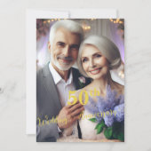 50e trouwdag Lila Wijngaard | Foto Kaart (Voorkant)