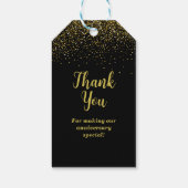 50e trouwjubileum felicitaties cadeaulabel (Achterkant)