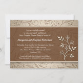 50e trouwjubileum foto vintage uitnodigingen (Achterkant)