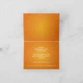 50e trouwjubileum glinsterende ketting oranje (Binnen)