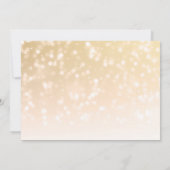 50e trouwjubileum Gouden Glitterlichtjes Kaart (Achterkant)