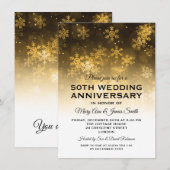 50e trouwjubileum Gouden Vakantie Sprankel Kaart (Voorkant / Achterkant)