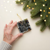 50e trouwjubileum oneindige fotocollage keramisch ornament
