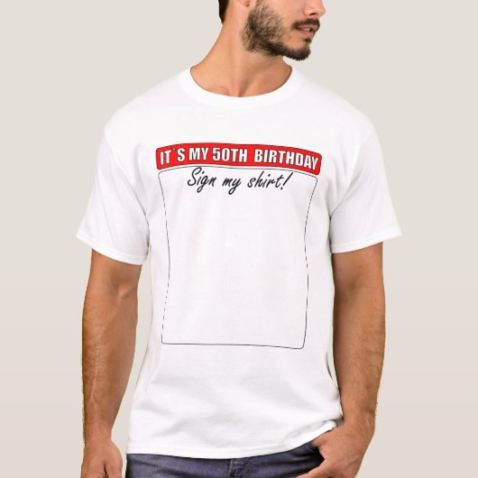 50E TWEEDE DAG MIJN SHIRT ZIEN (Voorkant)