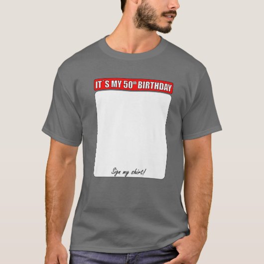 50E TWEEDE DAG MIJN SHIRT ZIEN (Voorkant)