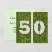 50e uitnodiging ter gelegenheid van de geboorte (Voorkant / Achterkant)