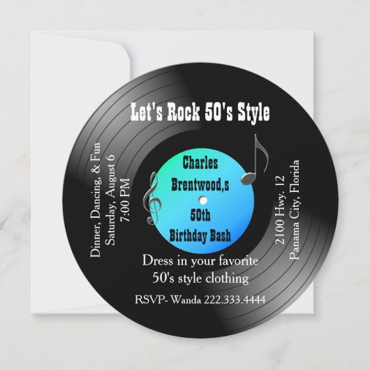 50e uitnodiging tot inschrijving op het register v (Voorkant)