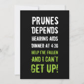 50e uitnodiging tot ouderdomsuitnodiging op geboor (Voorkant)