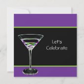 50e uitnodiging van de Birthday Party (Achterkant)