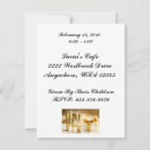 50e uitnodiging van de Partij van de Jubileum (Achterkant)