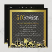 50e uitnodiging van de Partij van de Jubileum (Voorkant / Achterkant)