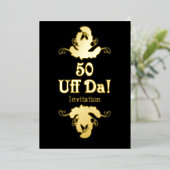 50e uitnodiging van de UFF DA Birthday (Staand Voorkant)