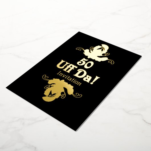 50e uitnodiging van de UFF DA Birthday (Gedraaid)