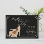 50e uitnodiging van de verjaardag (Staand voorkant)