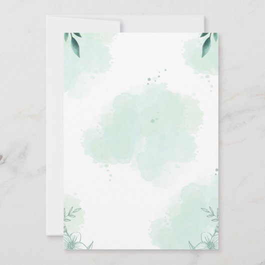 50e uitnodiging van de verjaardag (Achterkant)