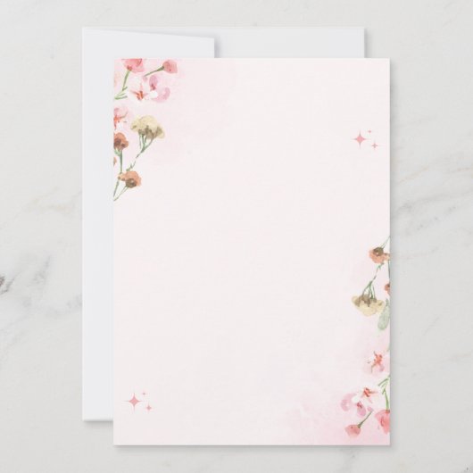 50e uitnodiging van de verjaardag (Achterkant)