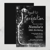 50e uitnodiging voor de geboorte van wijn. Geavanc (Voorkant / Achterkant)