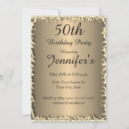 50e uitnodiging voor gouden feestdag