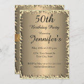 50e uitnodiging voor gouden feestdag (Voorkant / Achterkant)