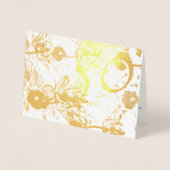 50e uitnodiging voor het Jubileum van het Golden W (Voorkant)