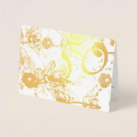 50e uitnodiging voor het Jubileum van het Golden W (Voorkant)