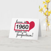50e verjaardag, 1960 kaart (Gele Bloem)