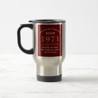 50e verjaardag 1971 rood goud voor haar persoonlij