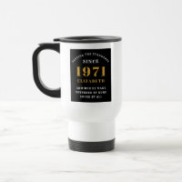 50e verjaardag 1971 zwart goud voor haar persoonli