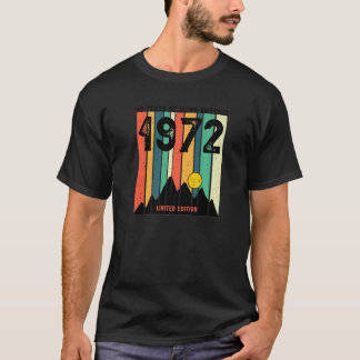  50e verjaardag 1972 50 jaar Geweldige geboorte T-shirt